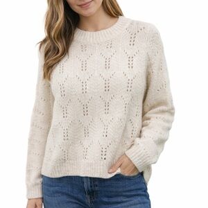 GAP Chunky Knit Pattern Sweater medium